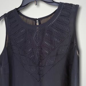 Tahari Black tank top